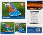 Sloosh 22.5ft Double Lane Water Slide with 2 Inflatable Boards – Lawn Splash Sli