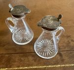 Pair of Antique Silver Whisky Noggins, Heath & Middleton, Birmingham 1904 (A/F)