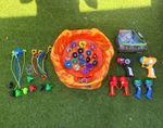 Hasbro Beyblade Stadium with Assorted Tops & Launchers (Stadium slight damaged)