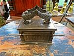 ARK OF THE COVENANT. Stunning Detailed Replica. Trinket Box. Religious Relic. 