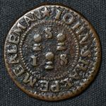 1666 London W.1172, Golden Lane, John Sharpe, Halfpenny Token, N.7926