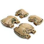 Tactical Knee Pads & Elbow Pads Set Knee Protector Airsoft Hunting Army Military