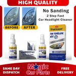 Headlight Restoration Kit Polishing Restorer Heavy Duty Headlight Cleaner Tools