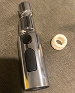 Chrome kitchen tap spray head replacement