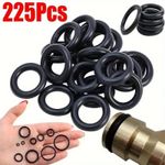 225pcs Nitrile O Ring Assortment Kit Seals Gasket Repair High Pressure UK