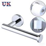 Toilet Roll Holder Dispenser Wall Mounted Stainless Steel Modern Style UK🔥