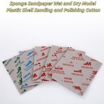 Sponge Sandpaper Wet and Dry Model Plastic Shell Sanding and Polishing Cotton