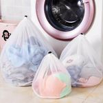 3 x Draw String Laundry Washing Mesh S/M/L Clothe Bra Underwer Machine Wash Bags
