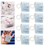 Mini Small Photo Album Keychain Picture Storage Cover for Anniversary Memory