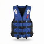 Life Vest with Buckles Padded Buoyancy Vest with Straps Quick-Dry for Anglers
