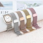 Metal Milanese Loop Strap for Apple Watch 38 40 41 44 45 49mm Band UK