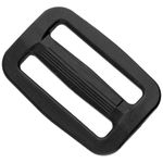 3 Bar Tri Glide Sliders Buckles Fasteners for Webbing Strap Black Delrin Plastic