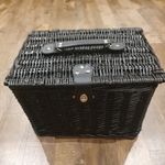 Black Empty Wicker Picnic Gift Hampers Shop Retail Display Box