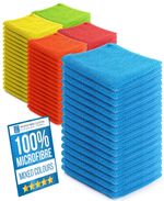 Microfibre Cloths 80 Pack 40x40cm Cleaning Towels Bulk Reusable Cloth