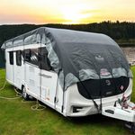 Royal Leisure Caravan Roof Cover 4-Layer Breathable UV Protective Padded Straps