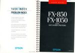 User's Guide for Epson FX-850 & FX-1050 9pin Dot Matrix Printers (1989) vintage