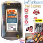 2LB Loaf Tin Stainless Steel Bakeware Pizza Bread Baking Cake Mold Pan Oven Tray