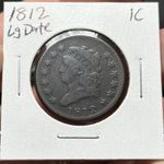 1812 1C Large Date Classic Head Large Cent