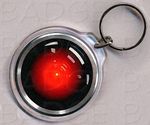 HAL 9000 round keyring - 2001 A SPACE ODYSSEY CLASSIC!
