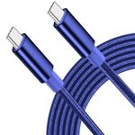 USB C to C Charger Cable, Type C Fast Charging C Cable 1 metre, Blue