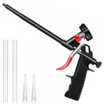 Profession PU Expanding Foam Spray Gun Applicator Tool Plat Teflon Coat Black