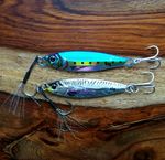 2pcs 10g-80g Combe Lures 'Lazer' metal sea fishing Jig for bass mackerel pollock