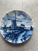 Vintage Delft Blue Windmill Decorative Wall Plate Holland 1984 Ter Steege BV Del