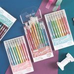 Morandi Colors Gel Ink Markers Pen Highlighter Journal Drawing School Supplies