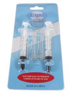 A74310 6pc SYRINGE KIT FOR THE PRECISE APPLICATION OF LIQUID GLUE GREASE & OIL