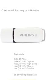 OS X Upgrade/Recovery USB Drive, Instructions & Ebay msg help - 10.7/11/13/14/15