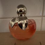 Nina Ricci Apple-Shaped Pink Decorative Glass/Crystal Perfume Bottle, Silver Cap