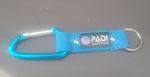 New PADI Blue Carabiner Keyring Lanyard - Diving / Scuba Accessory
