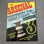 (12) FA Cup 3rd Round Fourth Replay Arsenal v Sheffield Wednesday 22.1.1979