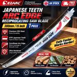 EZARC Reciprocating Saw Blades 12 15" 6TPI Japanese Teeth Pruning Wood UK
