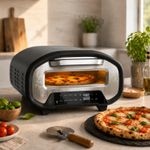 Electric Pizza Oven, Pizza Maker with 8 Preset Modes and Ceramic Stone, 2200W