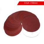 6 inch Sanding Discs 40- 2000 Grit Orbital Round Sand Paper Pads 150mm Hook Loop