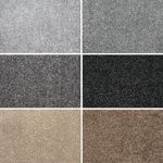 Saxony Carpet Thick 14mm Cheap Budget Feltback 4m Lounge Bedroom Only £6.49!