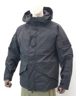 Army Police BLACK Goretex Jacket With Removable Liner Waterproof Windproof Smock