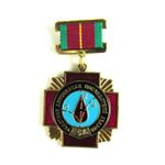 Original Soviet Russian Chernobyl Liquidator Badge Medal in Box