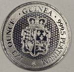 ⭐️ 1/3oz Platinum $25 2021 St Helena East India Guinea  UNCIRCULATED 1/3 oz