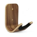 Guitar Hanger Ukulele Hook Wooden Bracket Heavy Duty Wall Mount Bass Storage