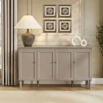 Dusk - Ruby 4 Door Sideboard - Taupe Coloured - RRP £290 