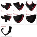 Freeflow Deep Flow 116mm Gutter Rain Water Fittings in Black