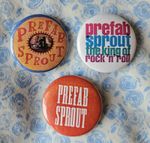Prefab Sprout (pop rock / 80s / 90s) three 25mm button badges. Free UK P&P!