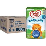 6 x 800g Cow & Gate Toddler Milk 3 Fortified Milk Drink From 1 Year