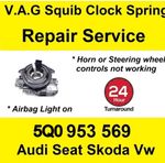 Repair Service 5Q0953569 VW AUDI SQUIB MODULE ANGLE SENSOR CLOCKSPRING FIX SKODA
