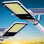 2PACK Solar Street Lights 2000W Watts Solar Flood Light Dusk to Dawn 48H Ship