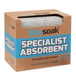 EcoSpill 0.7L Water Oil Spill Pads Maintenance Absorbent Pads Mat 40cm x 35cm