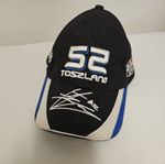James Toseland 52 Baseball Cap Hat Black White Blue Moto GP Airoh BKS NEW TAGS