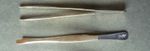 HAWID 2 Piece Tweezers 12.00cm Long Straight with Spoon NEW (22)